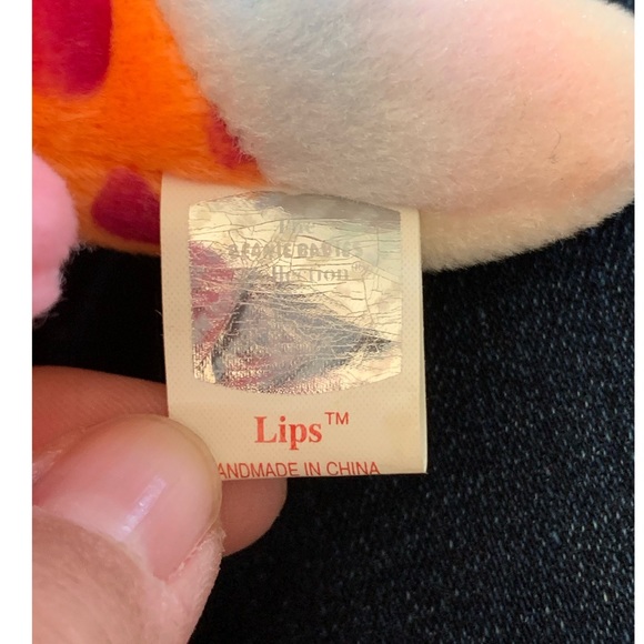 Retired TY 1999 Rare Beanie Babies “Lips”. - Picture 3 of 5